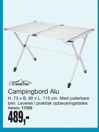 Harald Nyborg Campingbord Alu tilbud