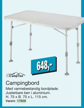 Harald Nyborg Campingbord tilbud