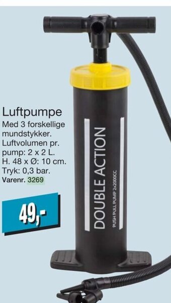 Harald Nyborg Luftpumpe tilbud