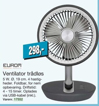 Harald Nyborg Ventilator Trådløs tilbud