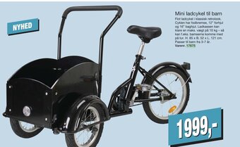 MIni Ladcykel til Barn