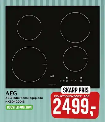 Skousen Aeg induktionskogeplade hk604200ib tilbud