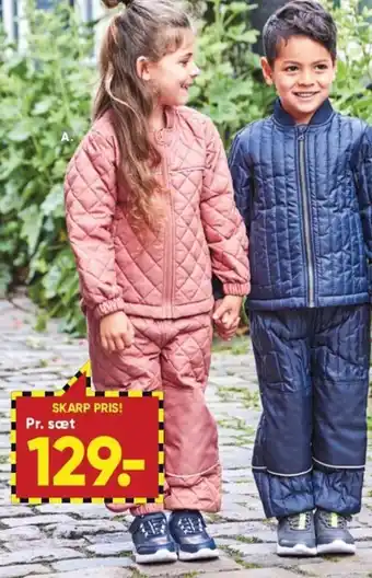 Bilka Termotøj. Flere Varianter. Mini: 80-92 cm Kids: 98-134 cm tilbud