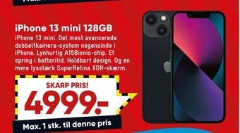 Bilka iPhone 13 mini 128GB tilbud