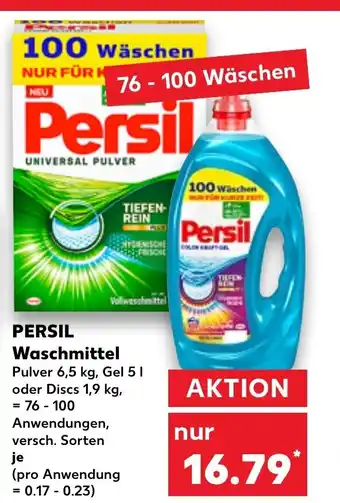 Kaufland Persil Waschmittel tilbud