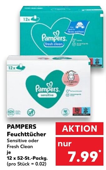 Kaufland DE Pampers Feuchttücher tilbud