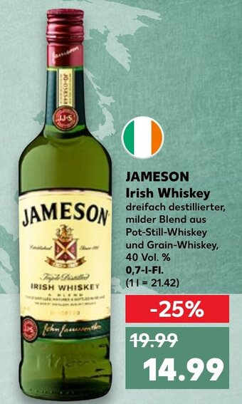 Kaufland DE Jameson Irish Whiskey tilbud