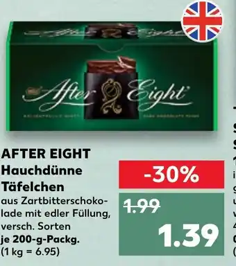 Kaufland After Eight Hauchdünne Täfelchen tilbud