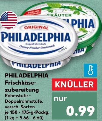Kaufland DE Philadelphia Frischkäsezubereitung tilbud