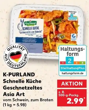 K-Purland Schnelle Küche Geschnetzeltes Asia Art