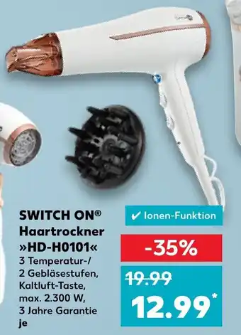 Kaufland Switch On Haartrockner HD-H0101 tilbud