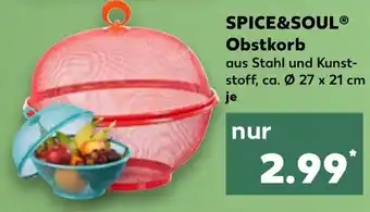 Kaufland Spice&Soul Obstkorb tilbud