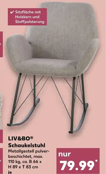 Kaufland Liv&Bo Schaukelstuhl tilbud