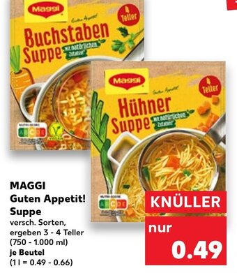 Kaufland Maggi Guten Appetit Suppe tilbud