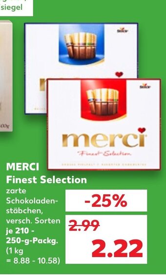 Kaufland DE Merci Finest Selection tilbud