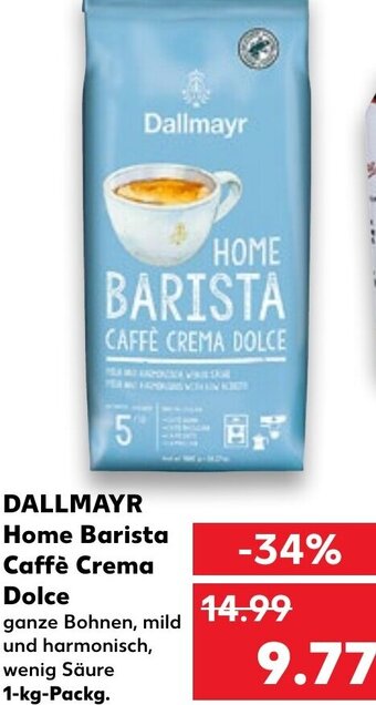 Kaufland DE Dallmayr Home Barista Caffé Crema Dolce tilbud