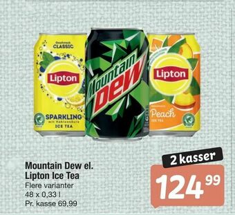 Mountain Dew el. Lipton Ice Tea