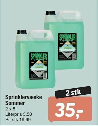 Sprinklervæske Sommer