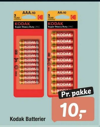 Fakta Tyskland Kodak Batterier tilbud