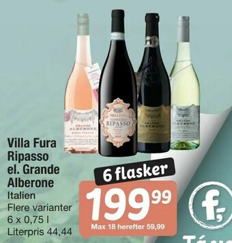Fakta Tyskland Villa Fura Ripasso el. Grande Alberone tilbud