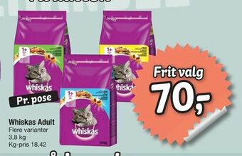 Fakta Tyskland Whiskas Adult tilbud