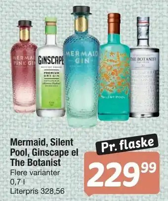 Mermaid, Silent Pool, Ginscape el The Botanist