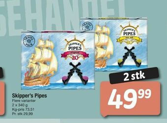 Fakta Tyskland Skipper's Pipes tilbud