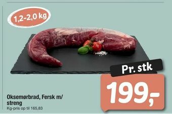 Fakta Tyskland Oksemørbrad, Fersk m/ streng tilbud