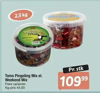 Toms Pingeling Mix el. Weekend Mix
