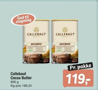 Fakta Tyskland Callebaut Cocoa Butter tilbud