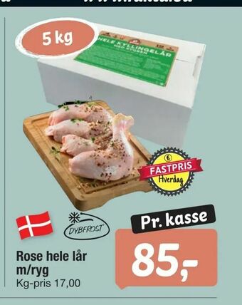 Fakta Tyskland Rose hele lår m/ryg tilbud