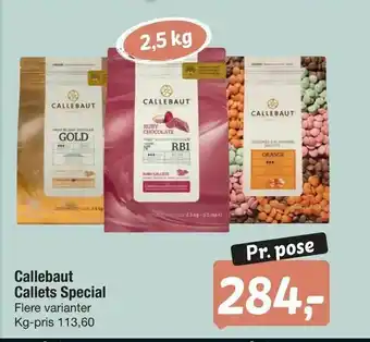 Fakta Tyskland Callebaut Callets Special tilbud