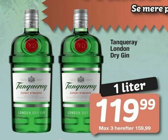 Fakta Tyskland Tanqueray London Dry Gin tilbud