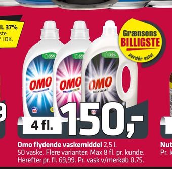 Fleggaard Omo flydende vaskemiddel tilbud