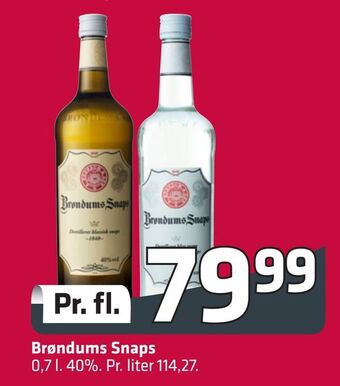 Fleggaard Brøndums snaps tilbud