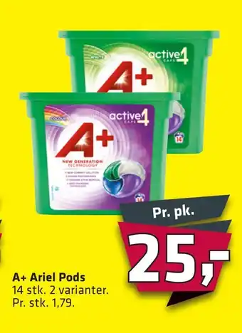 Fleggaard A+ ariel pods tilbud
