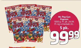 Fleggaard Mr. pop gun popcorn tilbud