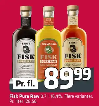 Fleggaard Fisk pure raw tilbud