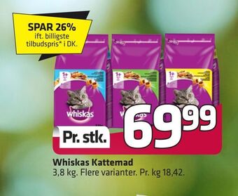Fleggaard Whiskas kattemad tilbud