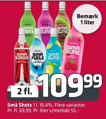Fleggaard Små shots tilbud