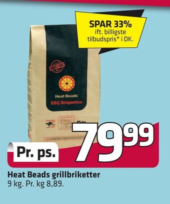 Fleggaard Heat beads grillbriketter tilbud