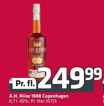 A.h. riise 1888 copenhagen