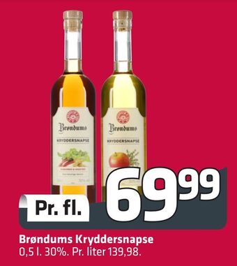 Fleggaard Brøndums kryddersnapse tilbud
