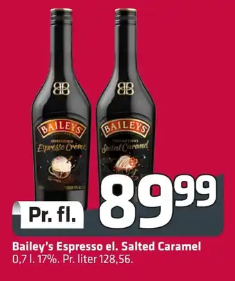 Bailey's espresso el. salted caramel