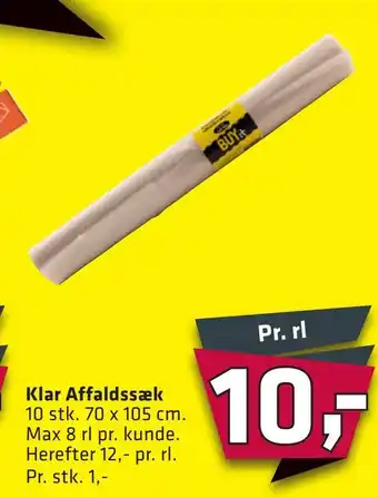 Fleggaard Klar affaldssæk tilbud