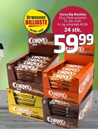 Fleggaard Corny big müslibar tilbud