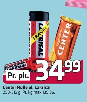 Fleggaard Center rulle el. lakrisal tilbud