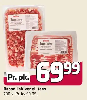 Fleggaard Bacon i skiver el. tern tilbud