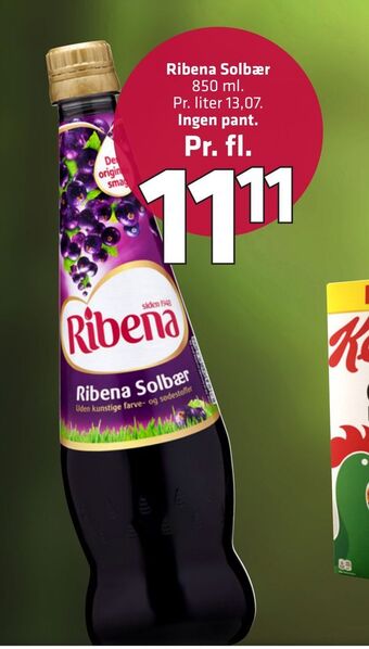 Fleggaard Ribena solbær tilbud