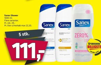 Fleggaard Sanex shower tilbud